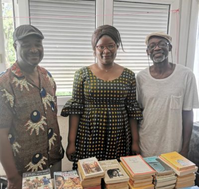 (de gauche à droite) Pierre  Akaffou, Larissa Dogbo, Boniface Dagry 